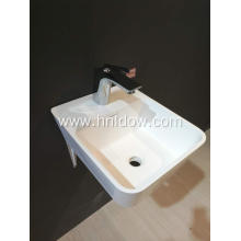 Pure Acrylic PMMA back-to-wall basin for hotel